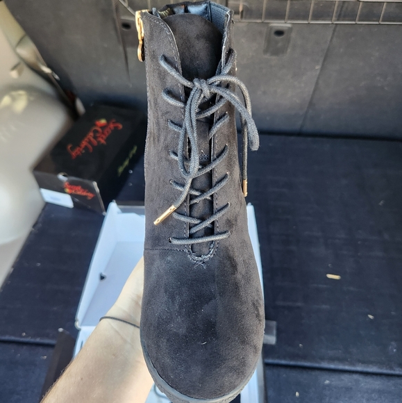 Wedge boots black - Picture 3 of 6